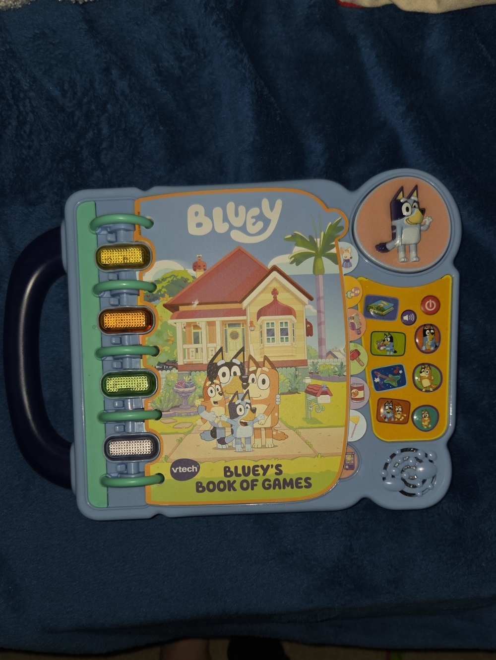 VTech Bluey’s Book of Games - Blue Interactive Learning Toy